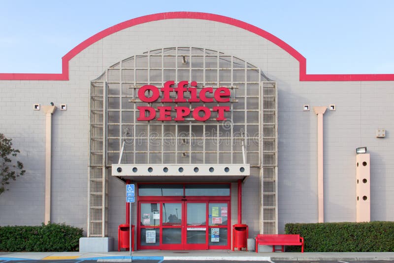 Office Depot Store Exterior Editorial Photo - Image of office, commercial:  40145616