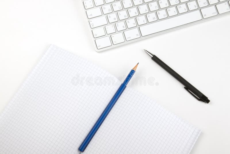 Office desk stock photography