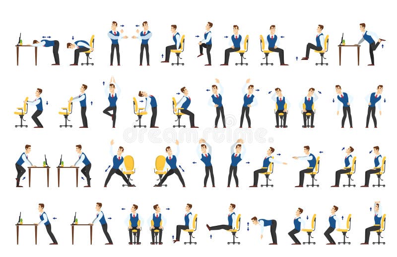 Chair Exercise Stock Illustrations – 3,306 Chair Exercise Stock  Illustrations, Vectors & Clipart - Dreamstime