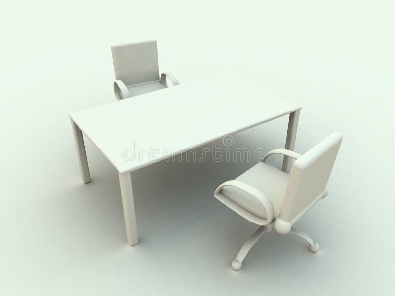 Office Furniture 1 royalty free illustration