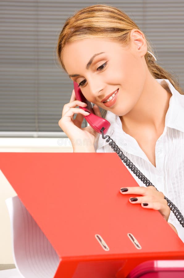Office girl stock image. Image of business, attractive 42146777