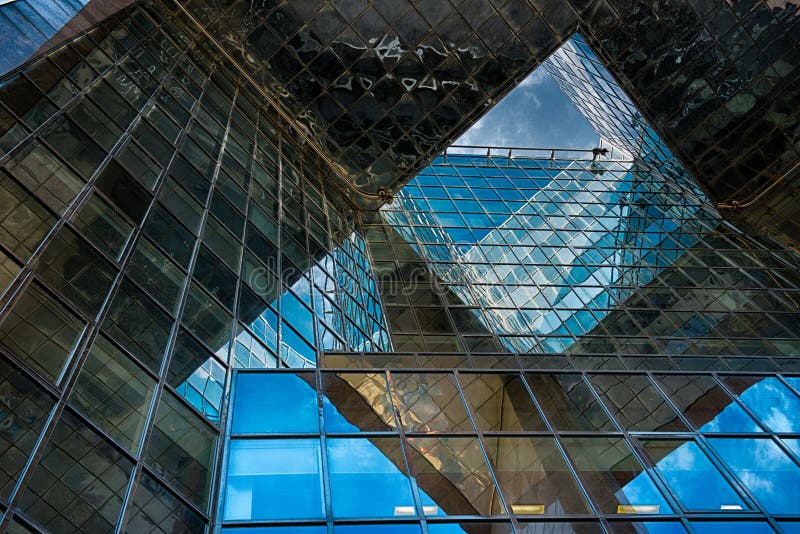 Office glass building in abstract stock photo Office glass building in abstract stock photo