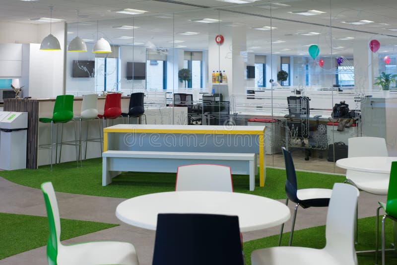 Office Lunch Area stock image. Image of room, table, lunch - 60214805