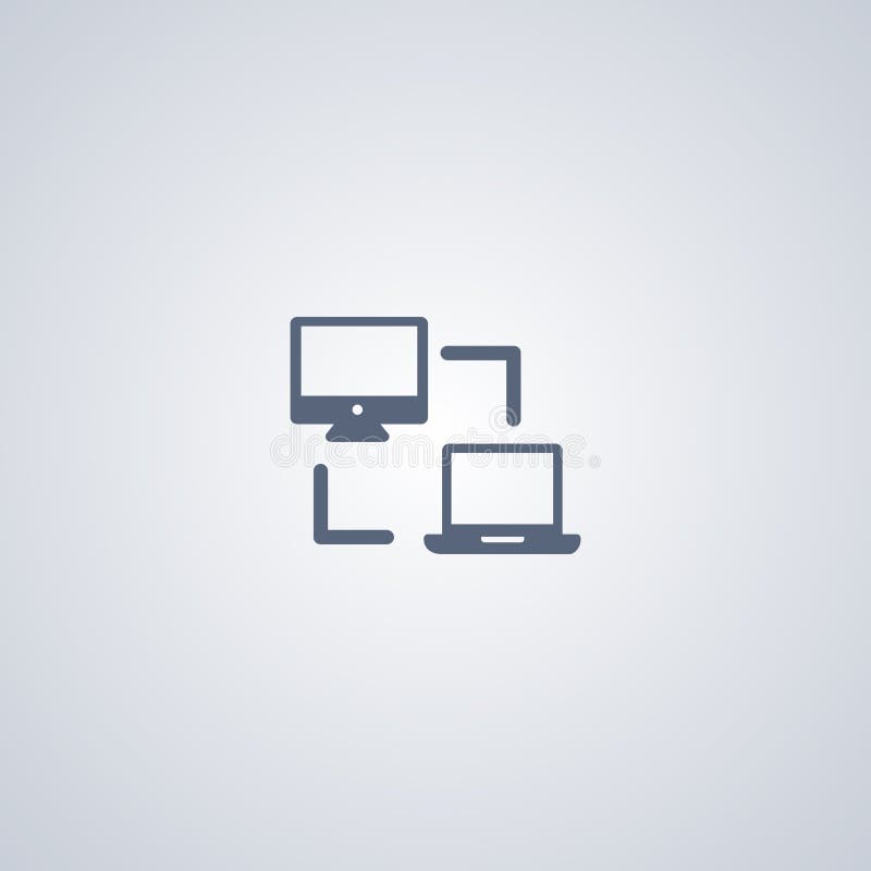 Office network, connection, vector best flat icon vector illustration