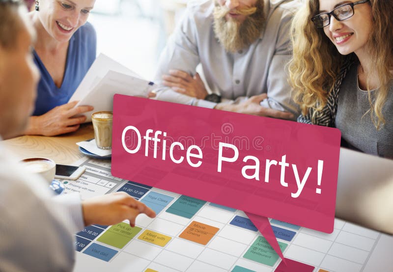 Office Party Celebrate Entertainment Social Concept Stock Image Image