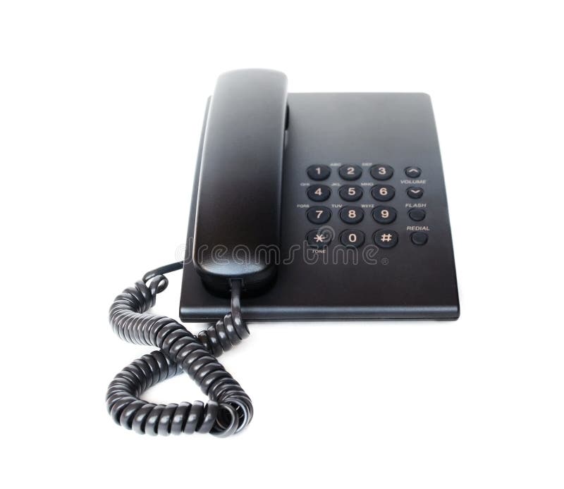 Office phone stock image. Image of landline, business 14423601