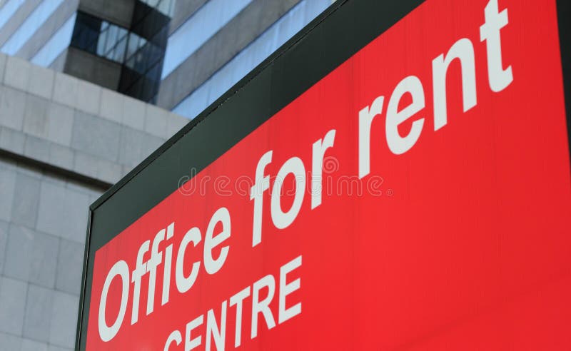 Office for rent royalty free stock image
