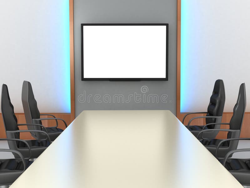 Office-room vector illustration