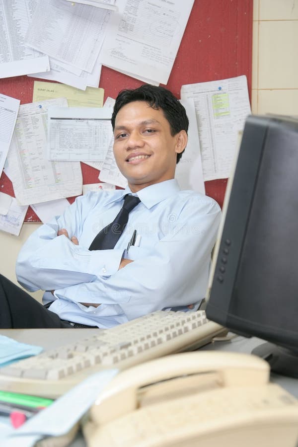 Office staff stock photo. Image of stationary, happy, administration