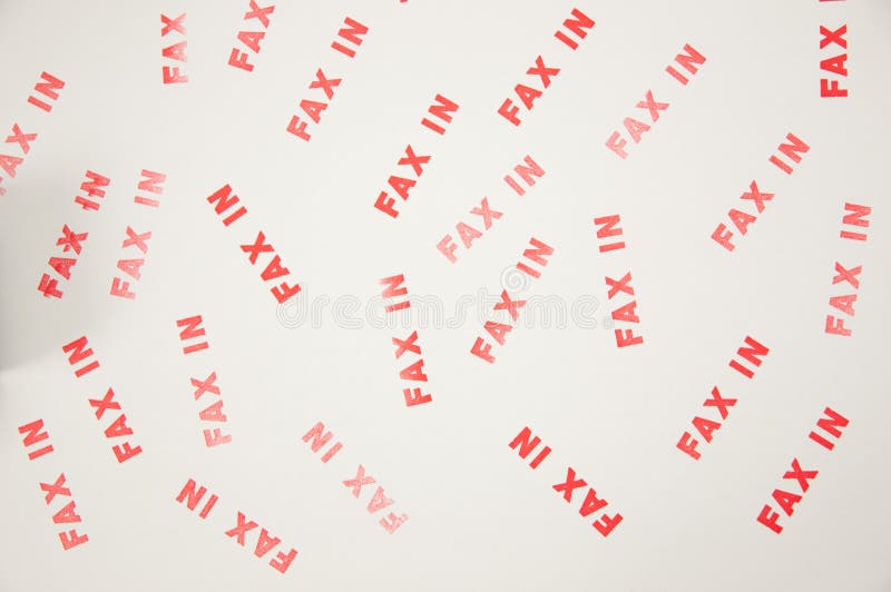 Office Stamp - FAX stock images