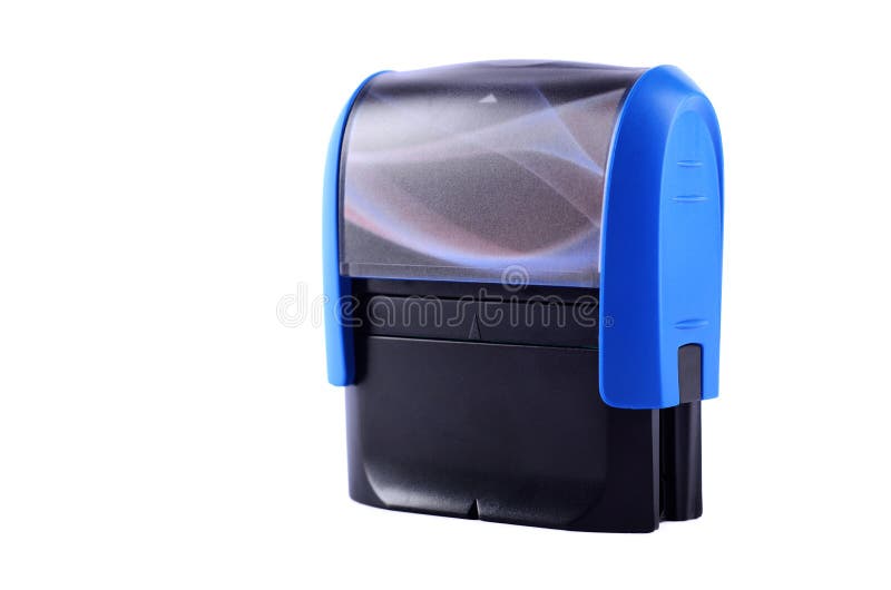 Office stamp isolated on white stock photos