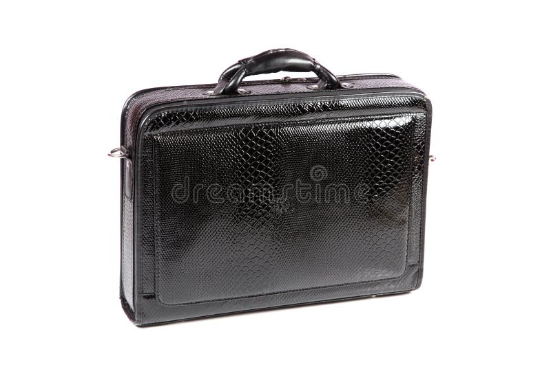 Office suitcase stock photo. Image of still, handle, white 54660890