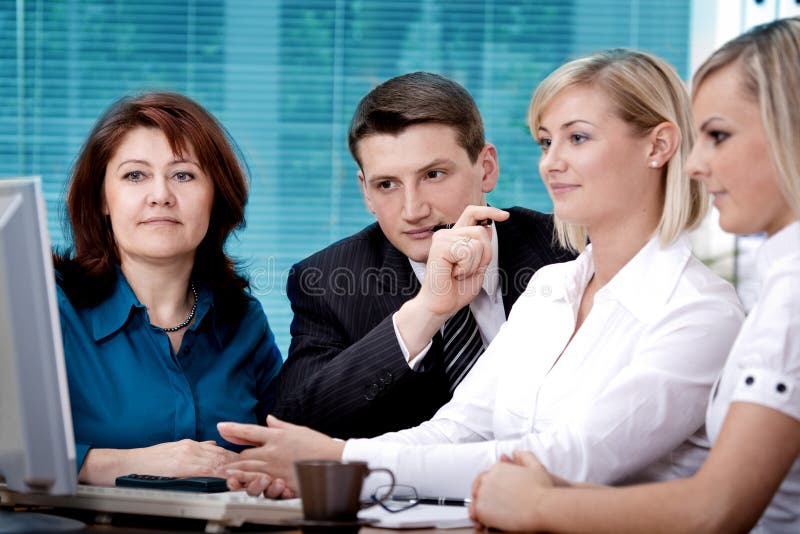 Office team stock photo. Image of face, team, customer 18570982
