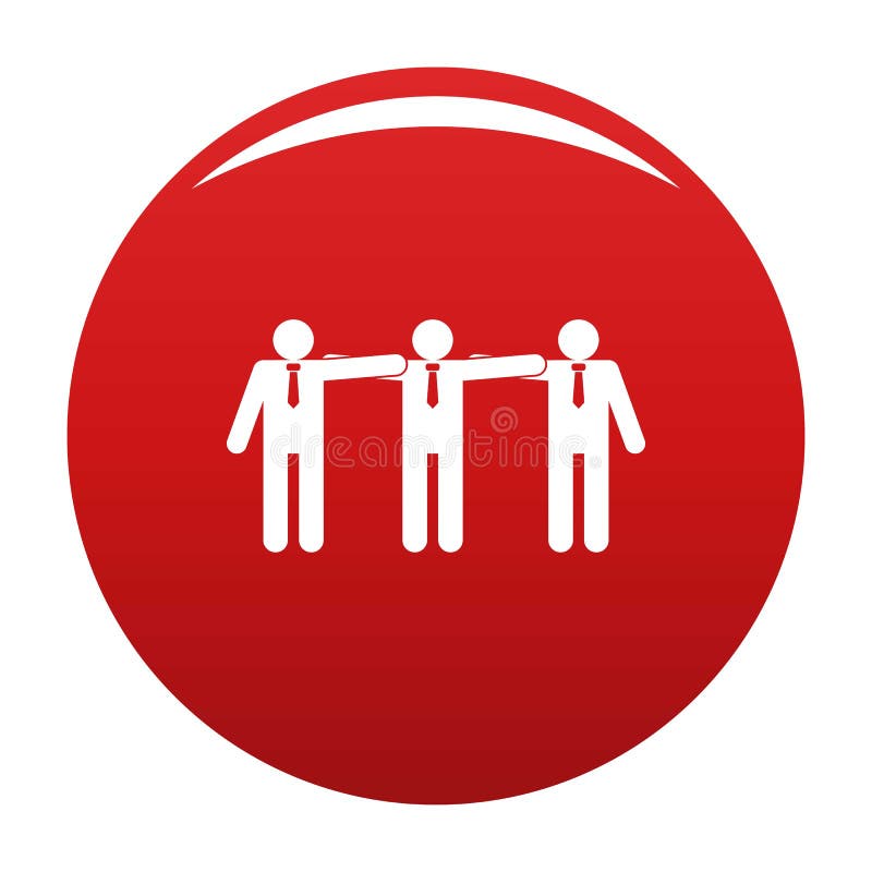 Office Teamwork Icon Orange Stock Illustration Illustration of logo