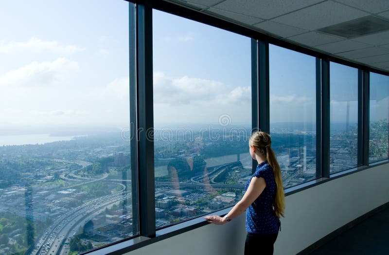 Office View Reflection