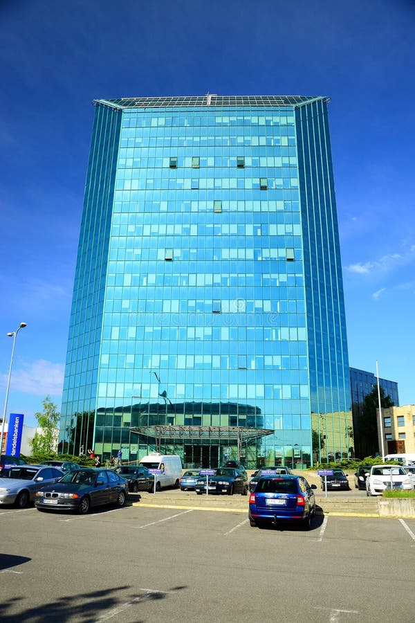 Office in the Vilnius City on Spring Time Editorial Photo Image of