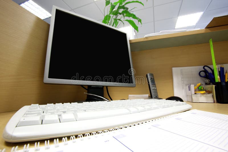 Office work place stock photography