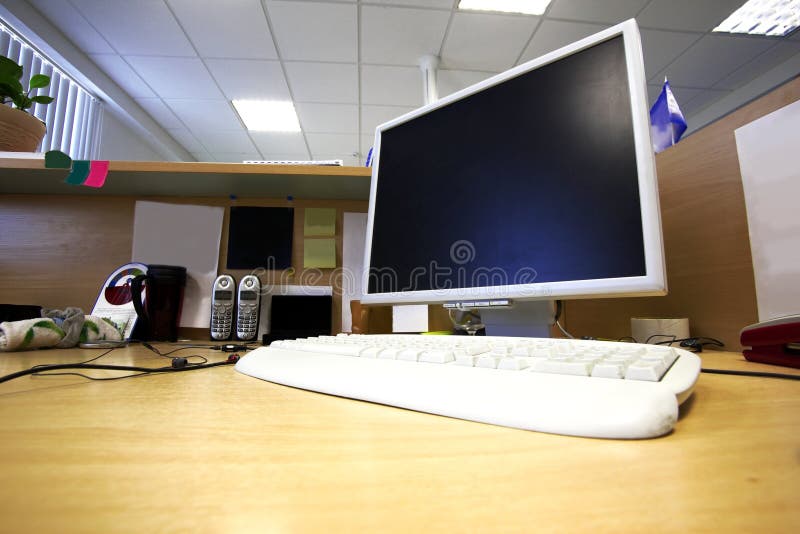 Office work place royalty free stock photo