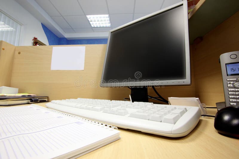 Office work place stock photography