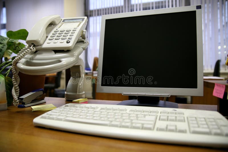 Office work place stock images