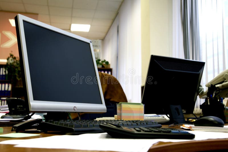 Office work place stock photos
