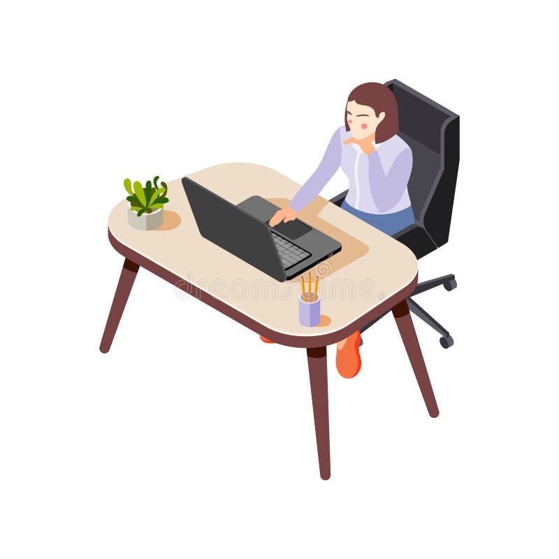 Office Worker Icon stock vector. Illustration of boss - 229475045