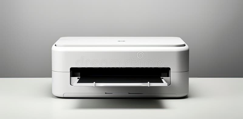 Un spațiu de lucru pentru birou dispune de un scaner copiator versatil pentru imprimante, care încorporează un aparat fotocopiator stock photography