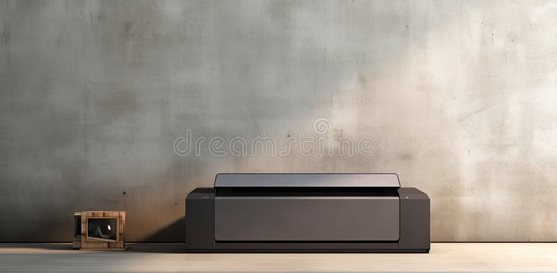 Un spațiu de lucru pentru birou dispune de un scaner copiator versatil pentru imprimante, care încorporează un aparat fotocopiator stock photography