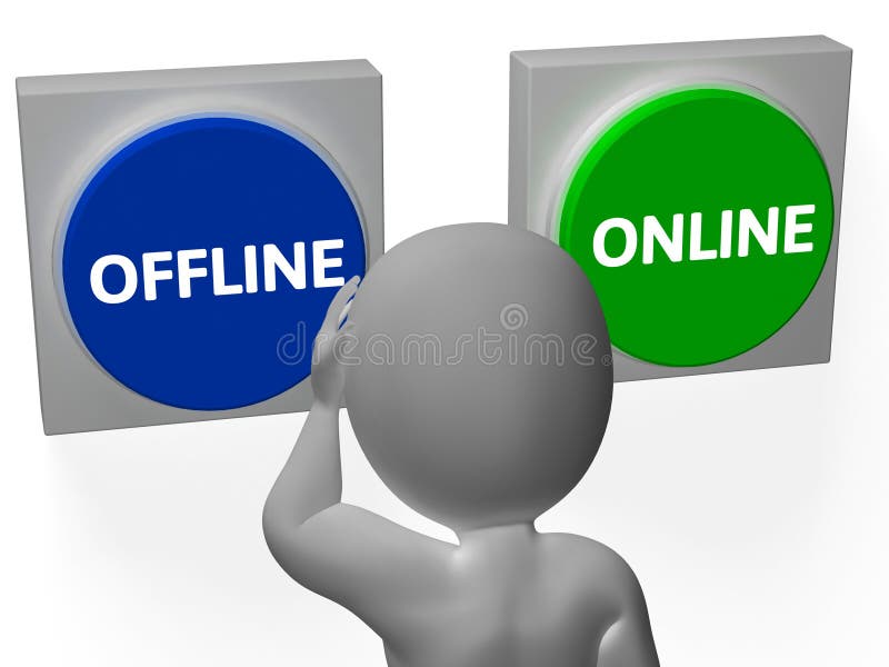 Online Offline Buttons Stock Illustrations 202 Online Offline Buttons Stock Illustrations Vectors Clipart Dreamstime