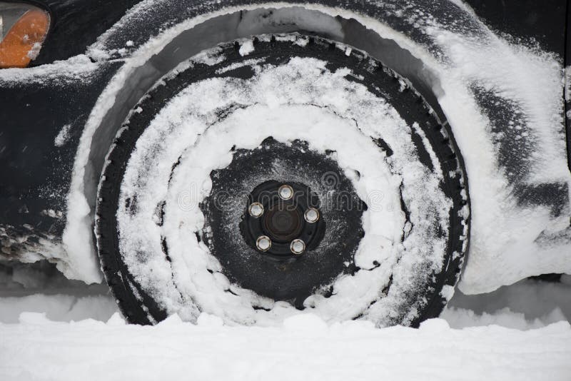 Offroad Car Tires Stuck in the Snow Stock Photo Image of tourist