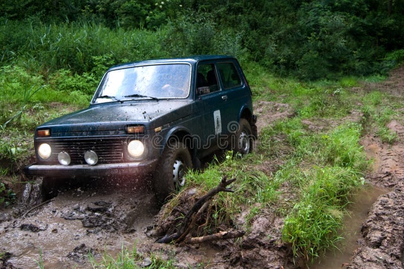Offroad in wilds stock photos