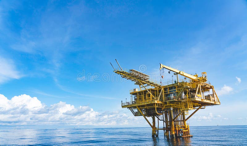 Remote oil and gas drilling and exploration platforms to extract and transport oil and gas to storage in large refineries.