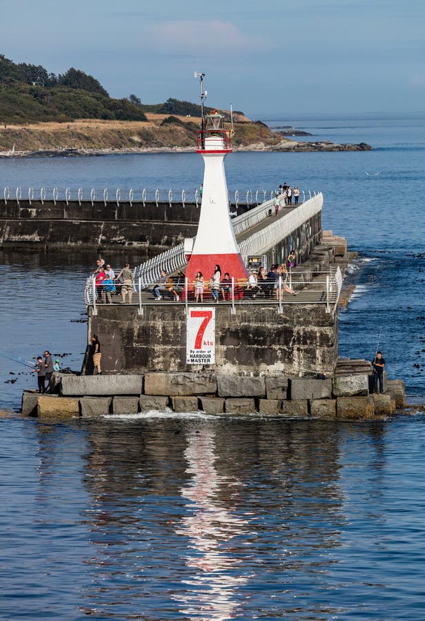 Ogden Point Breakwater editorial photography. Image of motives 75142882