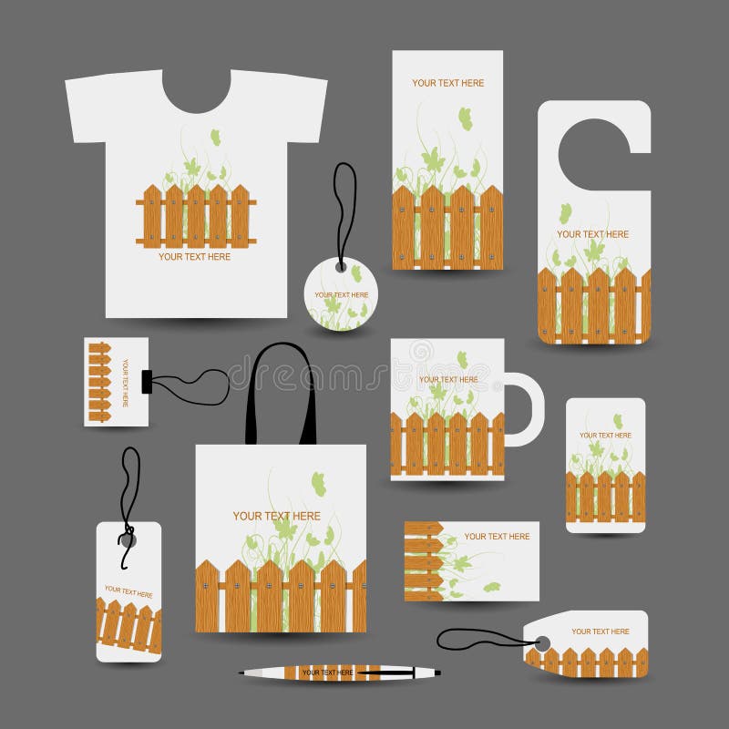 Oggetti business corporativi, stile di legno per il vostro royalty illustrazione gratis Oggetti business corporativi, stile di legno per il vostro royalty illustrazione gratis