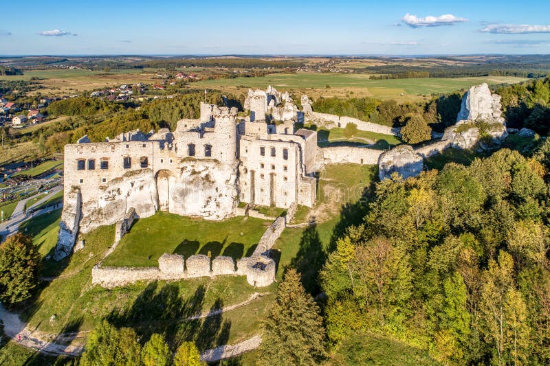 Ogrodzieniec, Poland. Ruins of Medieval castle