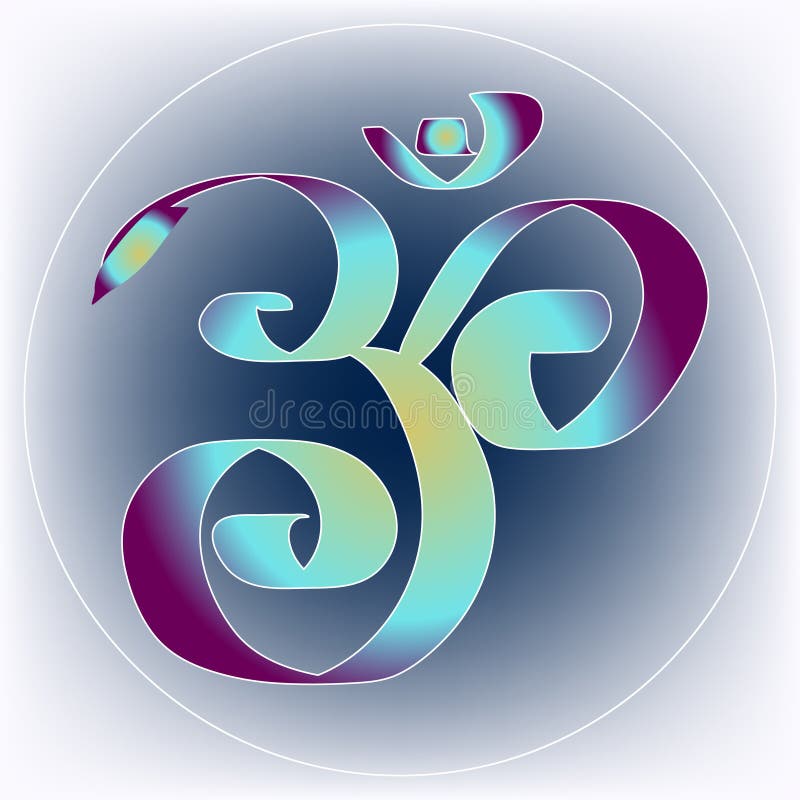 Ohm Sanskrit Stock Illustrations 394 Ohm Sanskrit Stock Illustrations