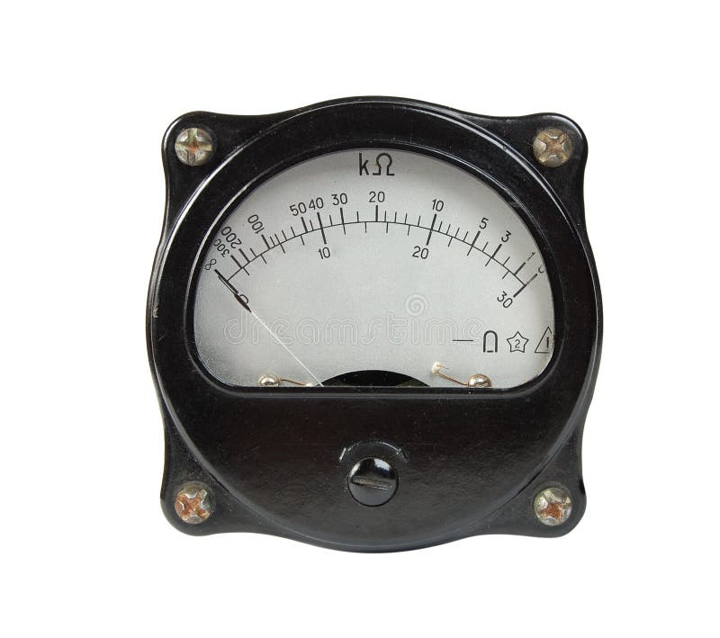 Ohmmètre image stock. Image du instrument, matériel, contrôle 11739661