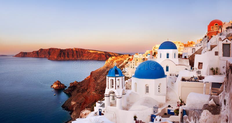 Oia, Santorini Grecia imágenes de archivo libres de regalías