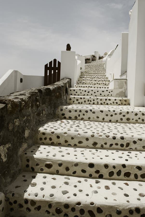 Oia Santorini på en solig dag royaltyfri bild Oia Santorini på en solig dag royaltyfri bild