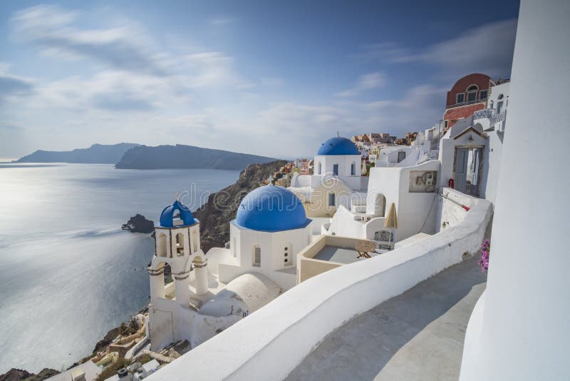 oia santorinisikt royaltyfria bilder oia santorinisikt royaltyfria bilder