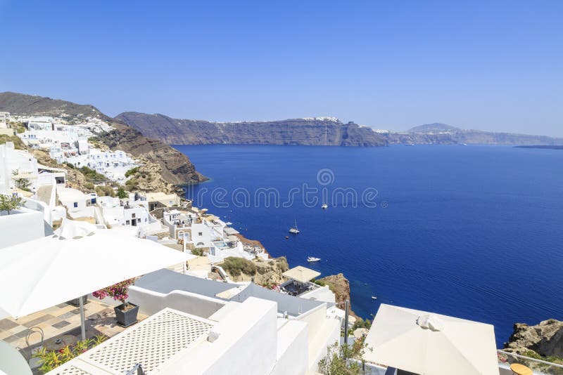 Oia εικονική παράσταση πόλης στο μέρος Thira σε Santorini, Ελλάδα στοκ φωτογραφίες με δικαίωμα ελεύθερης χρήσης Oia εικονική παράσταση πόλης στο μέρος Thira σε Santorini, Ελλάδα στοκ φωτογραφίες με δικαίωμα ελεύθερης χρήσης