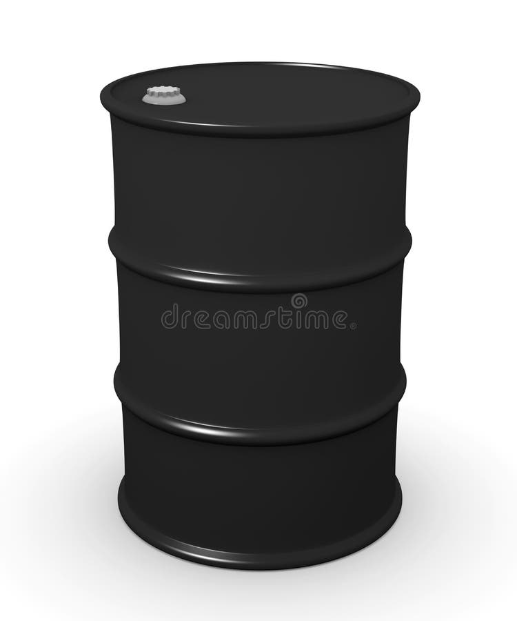 Crude oil barrel stock illustration. Illustration of leak 32033132