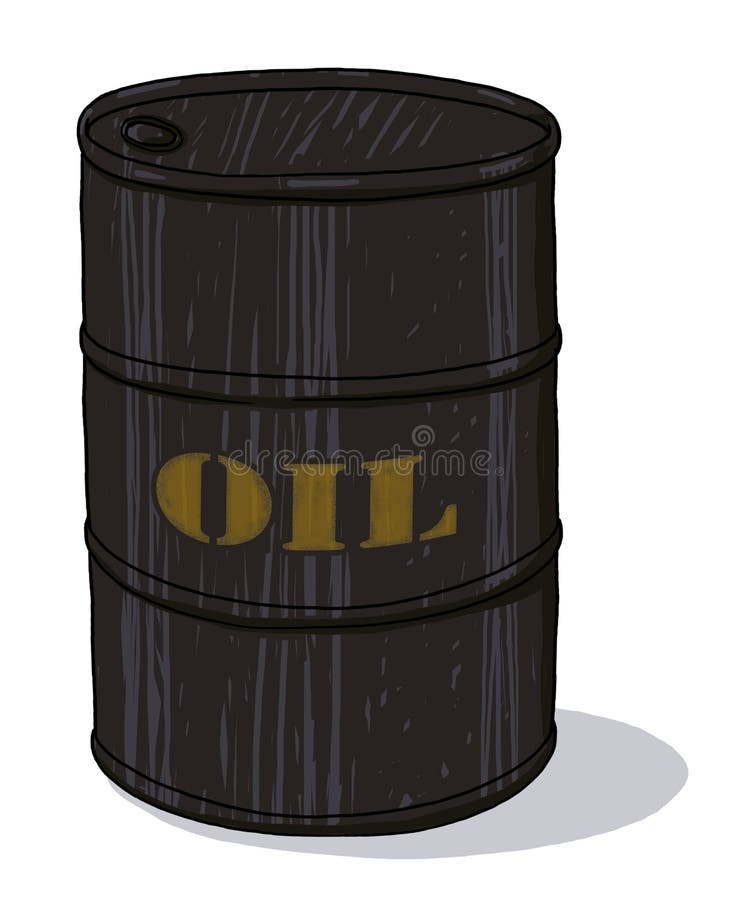 Barrel of oil stock vector. Illustration of heating, chart 4796605