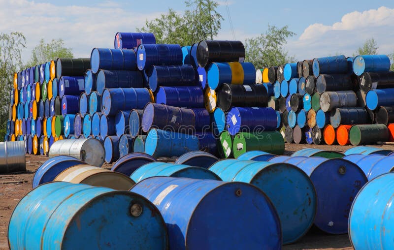 Oil barrels stock image. Image of abstract, careless 29375943
