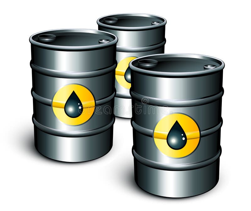 Oil Barrel stock vector. Illustration of barrel, fuel 8035240