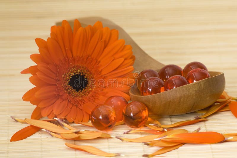 Oil bath pearls stock image. Image of beauty, essential 10830263