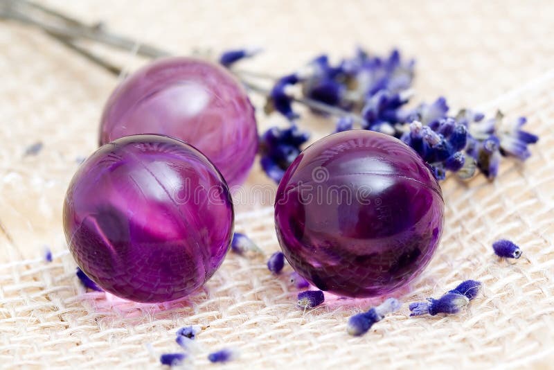 Oil bath pearls stock image. Image of lavender, close 11706459
