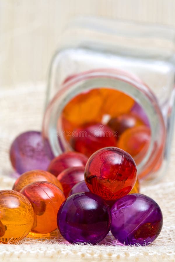 Oil bath pearls stock photo. Image of healthy, bathroom 11797574