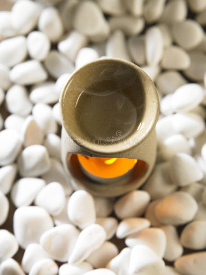 Oil Burner with Essential Oil Stock Image Image of essential