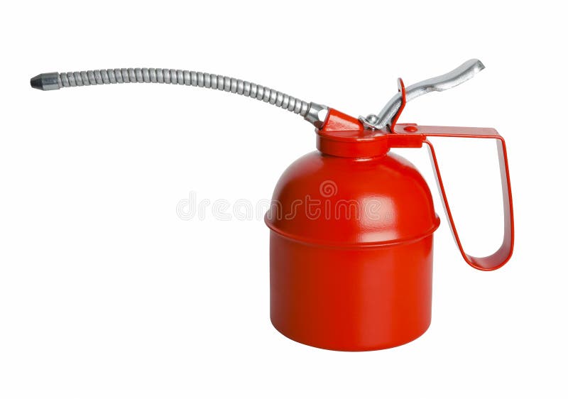 Oil can isolated with path stock photos Oil can isolated with path stock photos